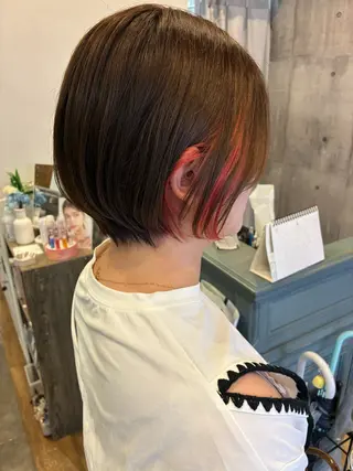 ショート カラー momo/ショート. メンズ.着付けセットのヘアスタイル