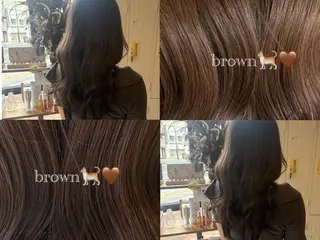 セミロング LORE横川店【ブリ ーチ×レイヤー】🎀のヘアスタイル