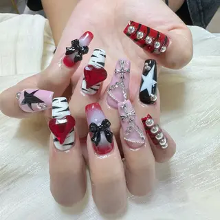 ネイル 🎀nana🫧 ワンホンネイル🎀のネイルデザイン