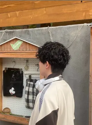 パーマ ヘアアレンジ メンズ 20代〜40代 大塚🌱松原大将のヘアスタイル