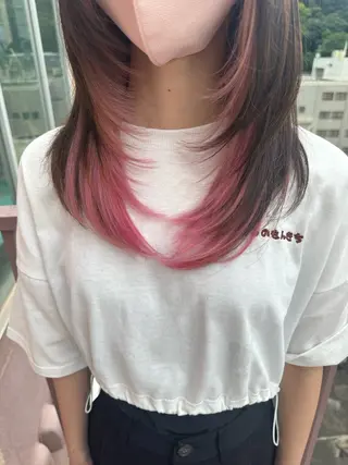 セミロング カラー Viage （ビアージュ）のヘアスタイル