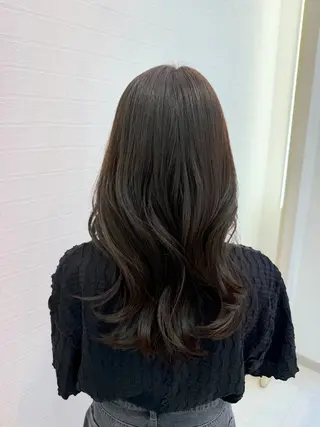 ミディアム カラー 韓国風透明感カラー✨ 播磨茉侑のヘアスタイル