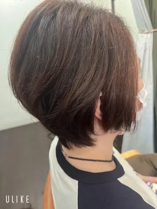 ショート 🍐縮毛矯正/骨格 カット/脇 真也🍐のヘアスタイル
