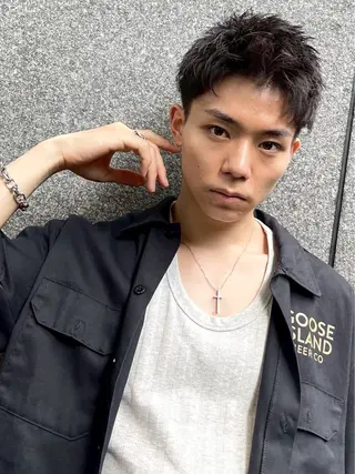 ショート mens.salon hackのヘアスタイル