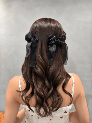 ロング 推し活アレンジ🎀 艶カラー¦nanoのヘアスタイル
