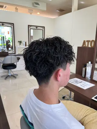 ショート パーマ メンズ 🧊メンズ特化🧊 高木航希のヘアスタイル