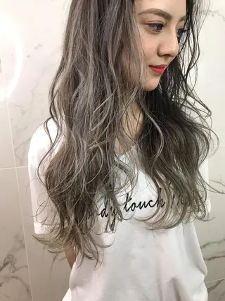 ロング カラー 髪質改善IENA店長 小泉拓のヘアスタイル