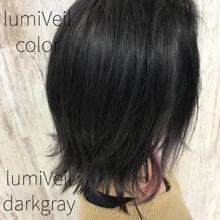 ショート カラー Oopsレイヤー 加藤澄都のヘアスタイル