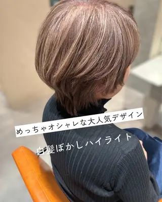 ショート カラー マネージャーST筒木 貴海（ツッキー）のヘアスタイル