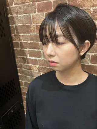 ショート カラー パーマ ヘアアレンジ メンズ キッズ ネイル マツエク・マツパ アイブロウ 久木原 ゆりのヘアスタイル