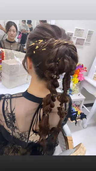 ヘアアレンジ ヘアセットサロン ココのヘアスタイル