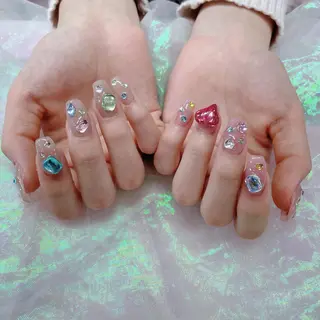 ネイル ラベンダー💖日暮里 ルル💖ネイルのネイルデザイン