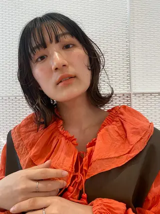 ミディアム BLOCK hair makeのヘアスタイル