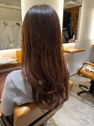 ロング 銀座骨格診断似合わせ 美容師中島年紀のヘアスタイル