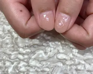 ネイル ショートネイル. Home sweetのネイルデザイン