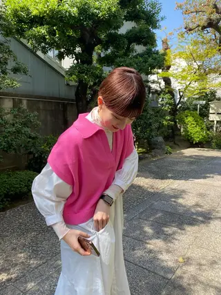 ショート カラー 村田 春歌のヘアスタイル