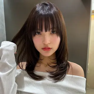 ミディアム ひなた🐶池袋📍 似合わせカット💫のヘアスタイル