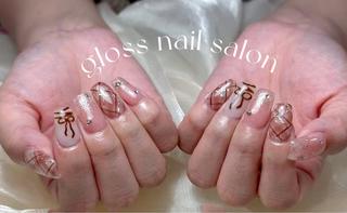 ネイル ゆり🌷 gloss nailのネイルデザイン