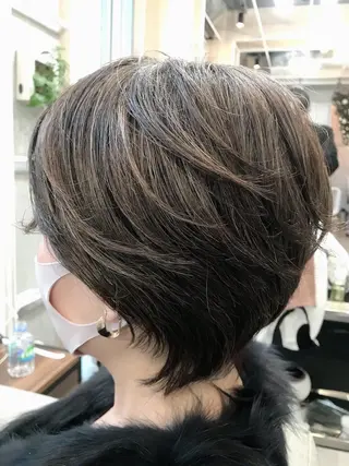 ショート お母さんの白髪対策 ・白髪染め/松田直敏のヘアスタイル