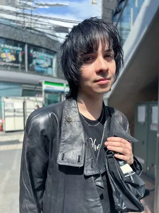 メンズ 安藤幹人 メンズパーマのヘアスタイル