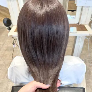 カラー 横山ダブルカラー ハイライト透明感カラのヘアスタイル