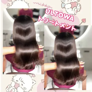 セミロング カラー ヘアアレンジ 🎀トップスタイリ スト湯川響🎀のヘアスタイル