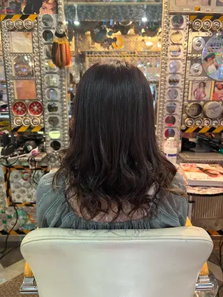 セミロング ヘアアレンジ KOYA コヤのヘアスタイル