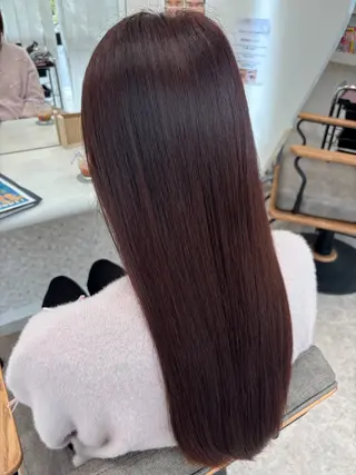 ロング カラー 志村 梨帆のヘアスタイル