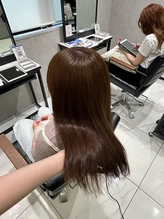 カラー 透明感カラー×顔周り mizuki🫧のヘアスタイル