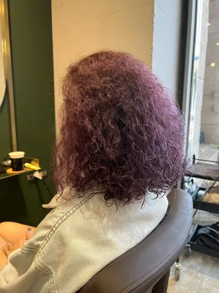 ミディアム カラー パーマ カラースペシャリスト しょう🧑🏼🎨のヘアスタイル
