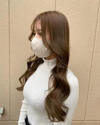 カラー パーマ ヘアアレンジ メンズ キッズ ネイル マツエク・マツパ Saffyハリウッド トリートメント◎のヘアスタイル