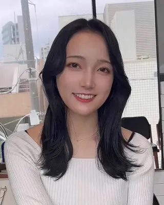 ミディアム カラー 🌫️大人韓国ヘア 🌫️naoyaのヘアスタイル