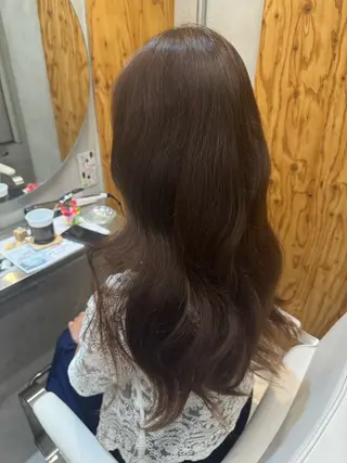 ミディアム カラー 🌙ヘーゼルベージュ レイヤーカット🌙のヘアスタイル