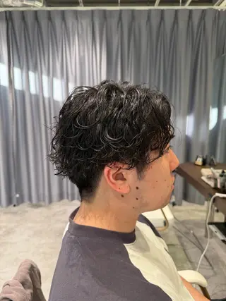 ミディアム パーマ レディースモデル募集 ✨辻 日向のヘアスタイル