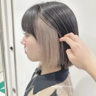 カラー 圷 唯良のヘアスタイル