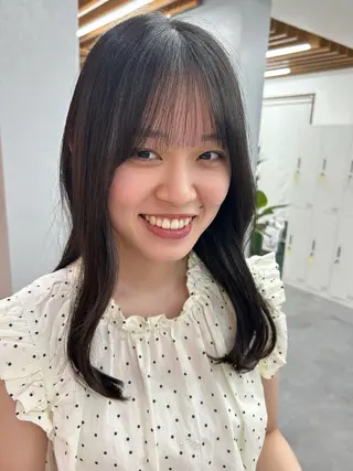 セミロング 田村 雪華のヘアスタイル