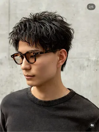 パーマ メンズ 安藤幹人 メンズパーマのヘアスタイル