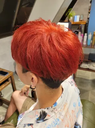 ショート ブリーチハイライト✨ 山口そらのヘアスタイル