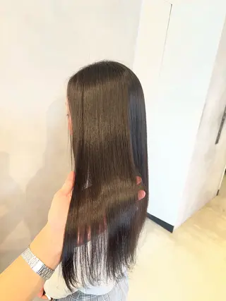 ロング パーマ 【髪質改善/縮毛矯正 /カラー】ホサカのヘアスタイル