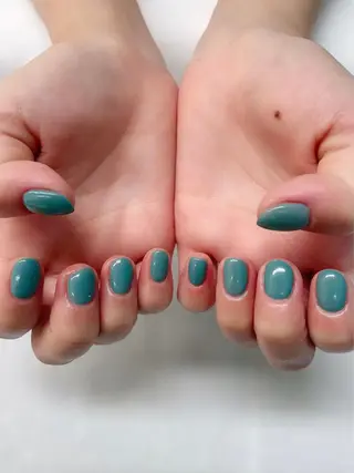 ショート カラー ネイル ALISA NAILのネイルデザイン