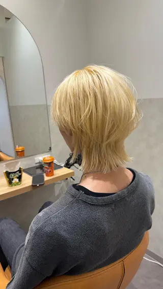 ショート カラー 札幌ブリーチカラー/ ダブルカラー/ドイのヘアスタイル