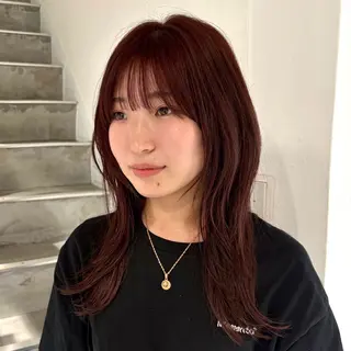 ロング いとう ほのかのヘアスタイル