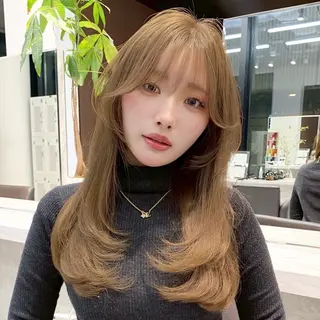 カラー ヘアアレンジ 透明感/ブラウン系 🤎AKIのヘアスタイル