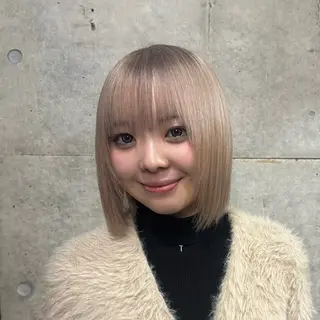 カラー HAGA HINAのヘアスタイル