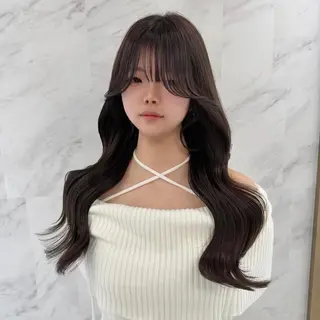 ロング カラー 🔗透明感カラー🔗 エクステ✂️はるちかのヘアスタイル