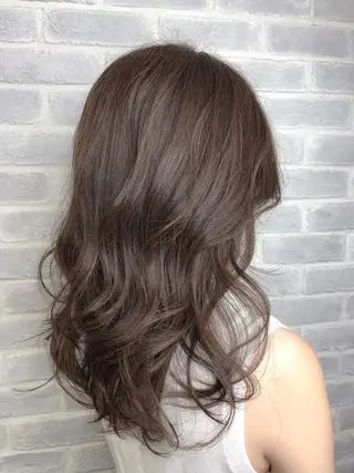 ミディアム カラー 【透明感、艶髪】西村 有司のヘアスタイル