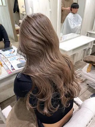 ロング ネモトメイナ🌿 今月末で退職しますのヘアスタイル