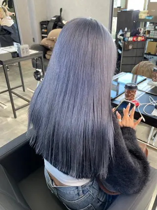 カラー 𝗮𝘆𝘂𝗺𝗶 ハイトーン🎀のヘアスタイル