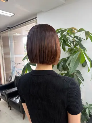 ショート ハタエ/辻堂/ ワンカラー/ボブ✂︎のヘアスタイル