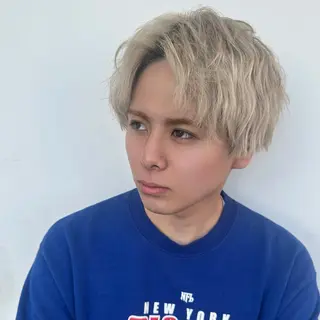 ショート カラー パーマ メンズ 朝楽メンズパーマ 🥇メンズカット吉田のヘアスタイル